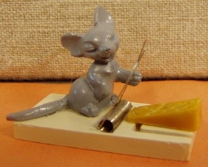Billede af Lille musefælde med ost og mus