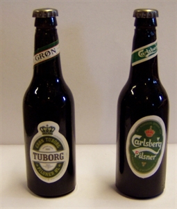 Billede af Tuborg miniøl 8,5 cm. høj